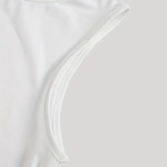 BARBIE Letter Print Retro Design Women's Fashion White Tank Top-LARGE - Picture 3 of 8